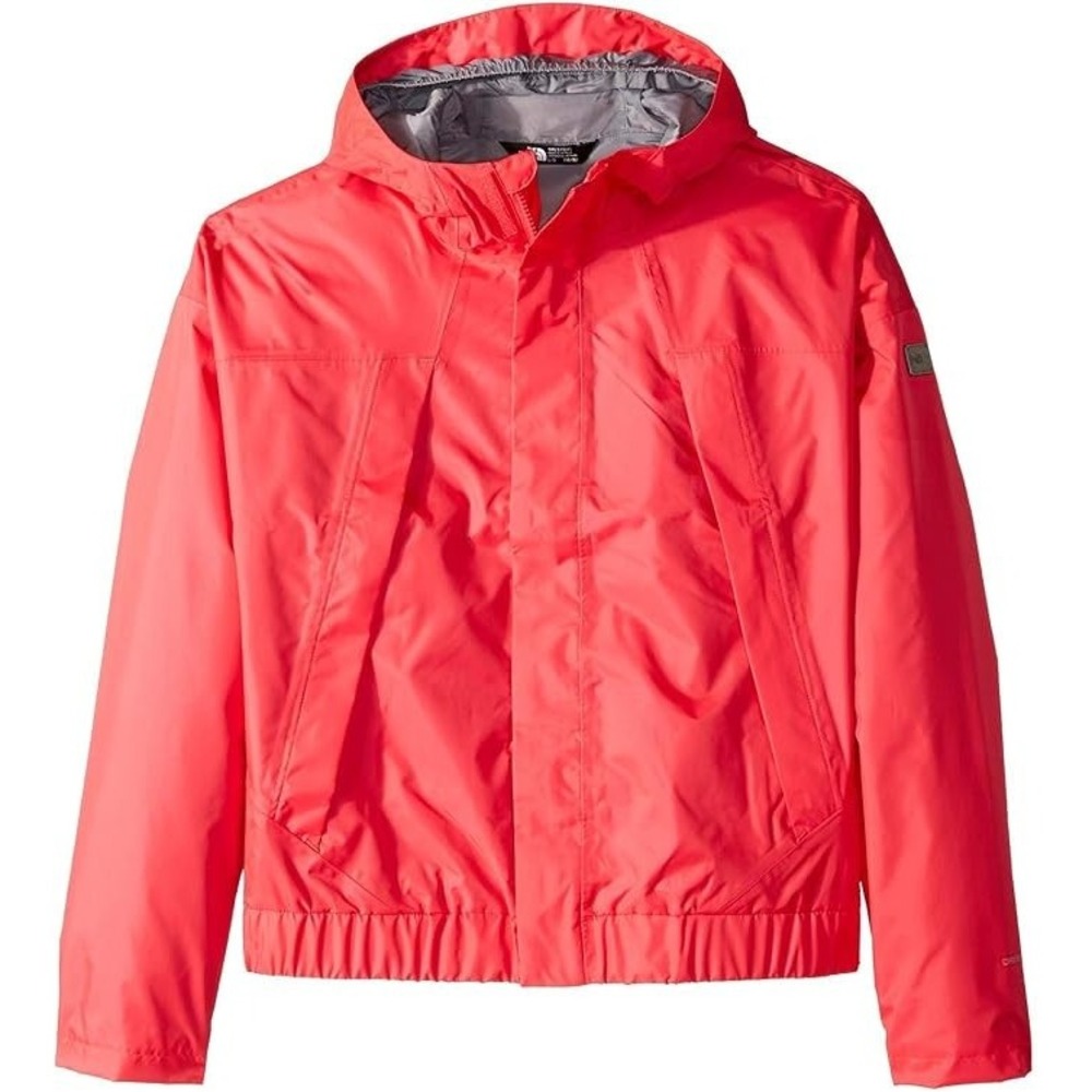 The North Face Zipline Rain Jacket Girls Size L Blue New Hooded DryVent